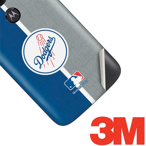 MLB Los Angeles Dodgers Split Moto E5 Play Skin