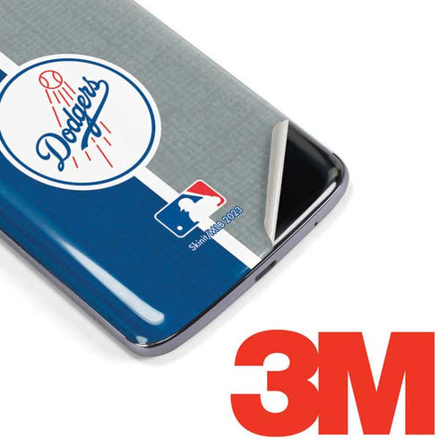 MLB Los Angeles Dodgers Split Moto E5 Plus Skin
