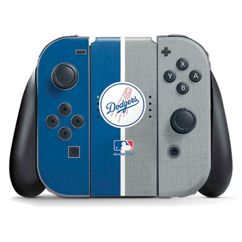 MLB Los Angeles Dodgers Split Nintendo Switch (2017-2021) Joy-Con Controller Skin
