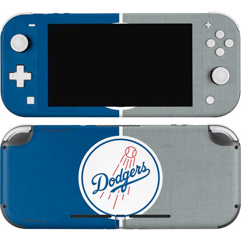 MLB Los Angeles Dodgers Split Nintendo Switch Lite Skin