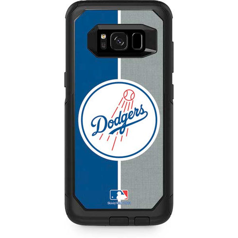 MLB Los Angeles Dodgers Split Otterbox Commuter Galaxy Skin