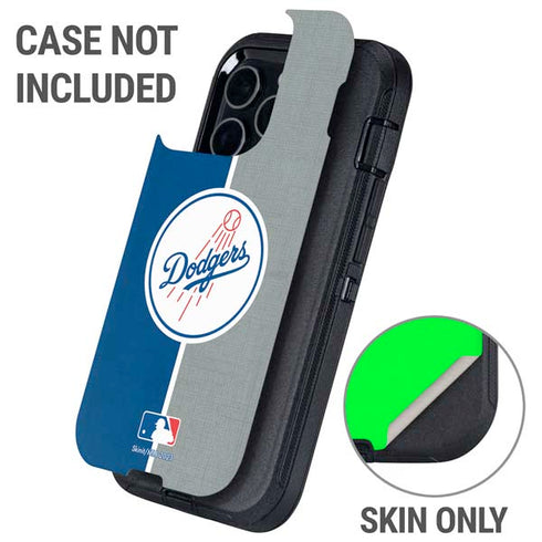 MLB Los Angeles Dodgers Split Otterbox Defender iPhone Skin