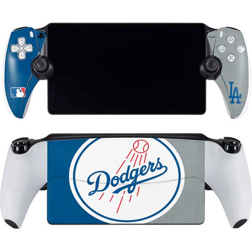 MLB Los Angeles Dodgers Split PlayStation Portal Remote Player Skin