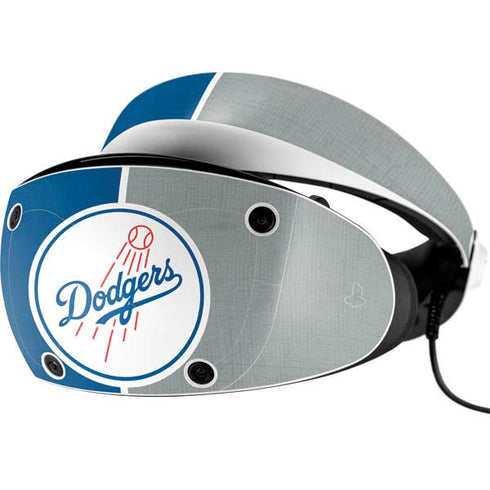MLB Los Angeles Dodgers Split PlayStation VR2 Skin