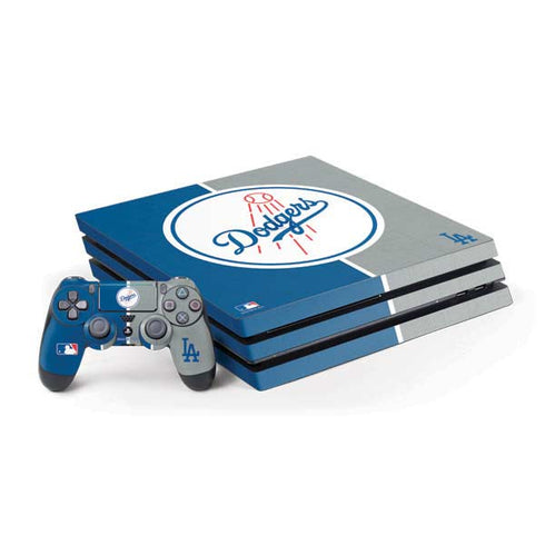 MLB Los Angeles Dodgers Split PS4 Pro Bundle Skin