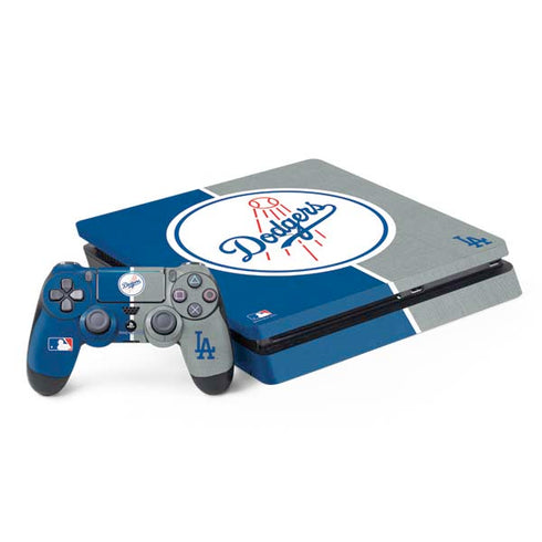 MLB Los Angeles Dodgers Split PS4 Slim Bundle Skin
