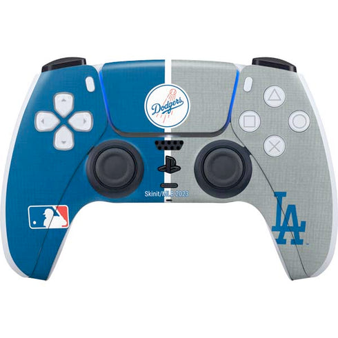 MLB Los Angeles Dodgers Split PS5 Controller Skin