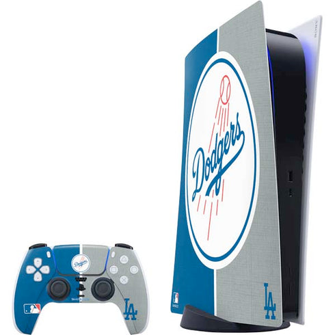 MLB Los Angeles Dodgers Split PS5 Digital Edition Bundle Skin