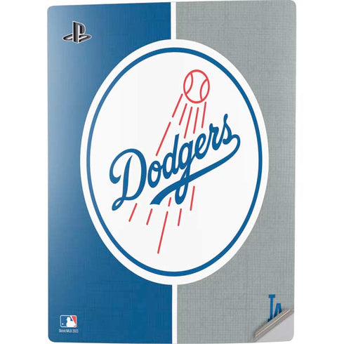 MLB Los Angeles Dodgers Split PS5 Digital Edition Console Skin