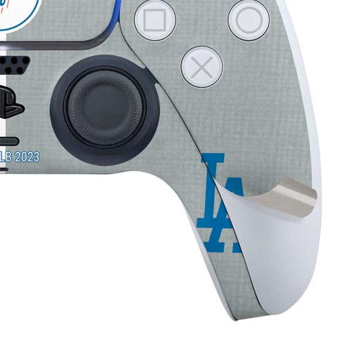 MLB Los Angeles Dodgers Split PS5 Slim Digital Edition Bundle Skin