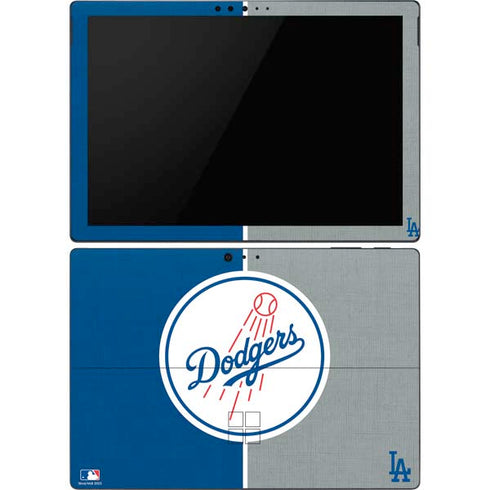 MLB Los Angeles Dodgers Split Surface Pro 6 Skin