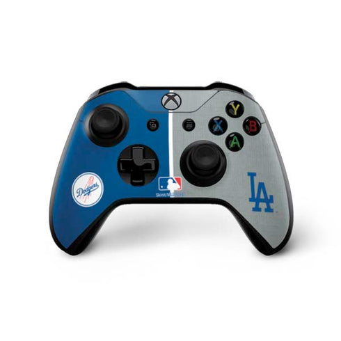 MLB Los Angeles Dodgers Split Xbox One X Controller Skin