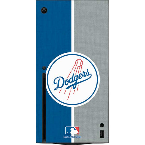 MLB Los Angeles Dodgers Split Xbox Series X Console Skin