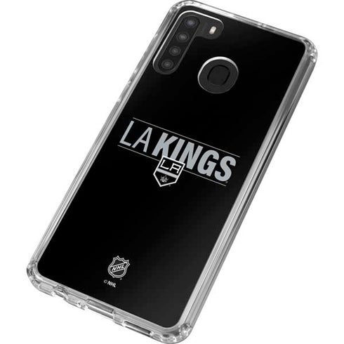 NHL Los Angeles Kings Lineup Galaxy A21 Clear Case