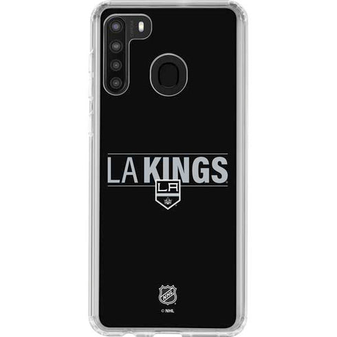 NHL Los Angeles Kings Lineup Galaxy A21 Clear Case