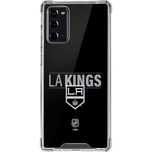 NHL Los Angeles Kings Lineup Galaxy Note20 5G Clear Case