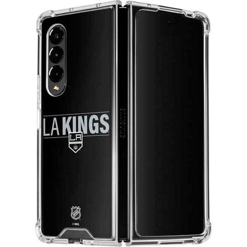 NHL Los Angeles Kings Lineup Galaxy Z Fold4 5G Clear Case