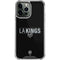 NHL Los Angeles Kings Lineup iPhone 13 Pro Max Clear Case