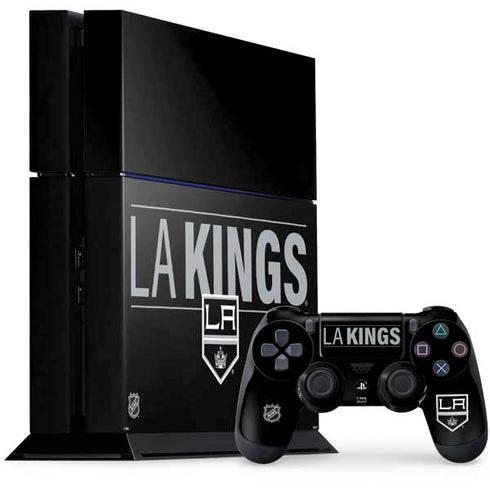 NHL Los Angeles Kings Lineup PS4 Console and Controller Bundle Skin