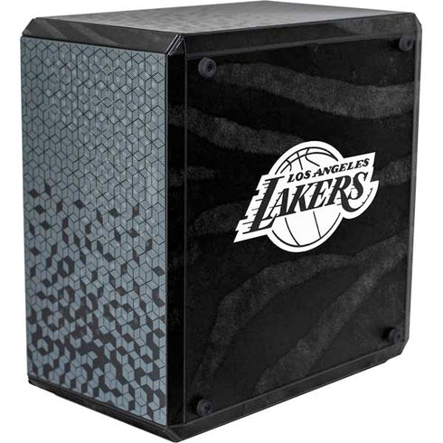NBA Los Angeles Lakers Black Animal Print Cooler Master MasterBox Q300L Mini Tower Skin