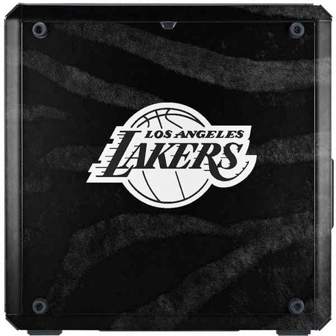 NBA Los Angeles Lakers Black Animal Print Cooler Master MasterBox Q300L Mini Tower Skin