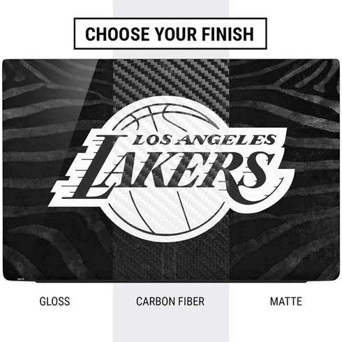 NBA Los Angeles Lakers Black Animal Print Dell Vostro Skin