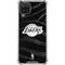 NBA Los Angeles Lakers Black Animal Print Galaxy A12 Clear Case