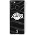 NBA Los Angeles Lakers Black Animal Print Galaxy A21 Clear Case