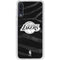 NBA Los Angeles Lakers Black Animal Print Galaxy A50 Clear Case