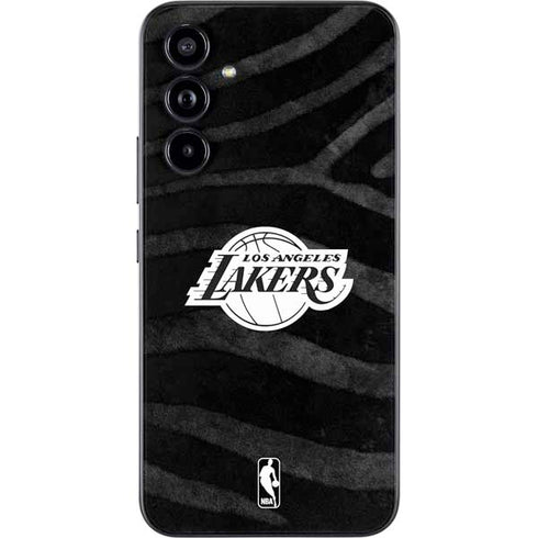 NBA Los Angeles Lakers Black Animal Print Galaxy A54 5G Skin