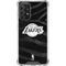NBA Los Angeles Lakers Black Animal Print Galaxy A72 5G Clear Case