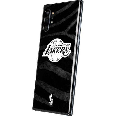 NBA Los Angeles Lakers Black Animal Print Galaxy Note 10 Plus Skin