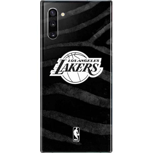 NBA Los Angeles Lakers Black Animal Print Galaxy Note 10 Skin