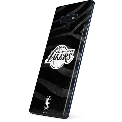 NBA Los Angeles Lakers Black Animal Print Galaxy Note 9 Skin