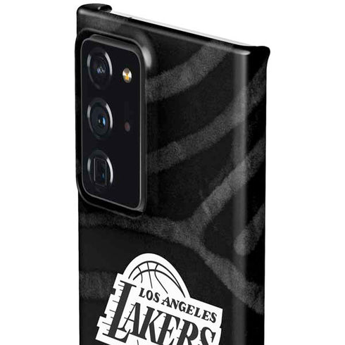 NBA Los Angeles Lakers Black Animal Print Galaxy Note20 Ultra 5G Lite Case
