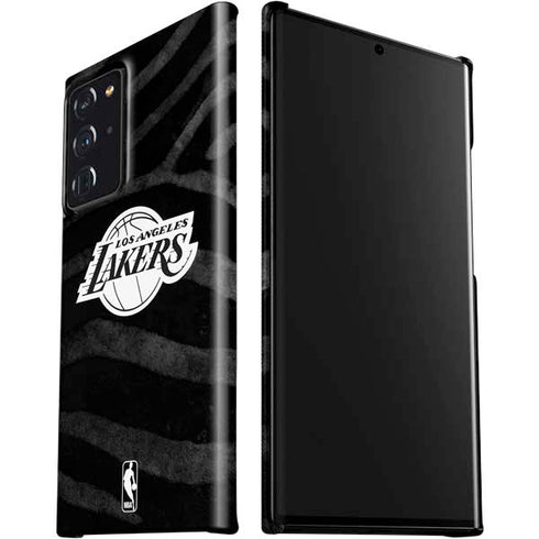 NBA Los Angeles Lakers Black Animal Print Galaxy Note20 Ultra 5G Lite Case