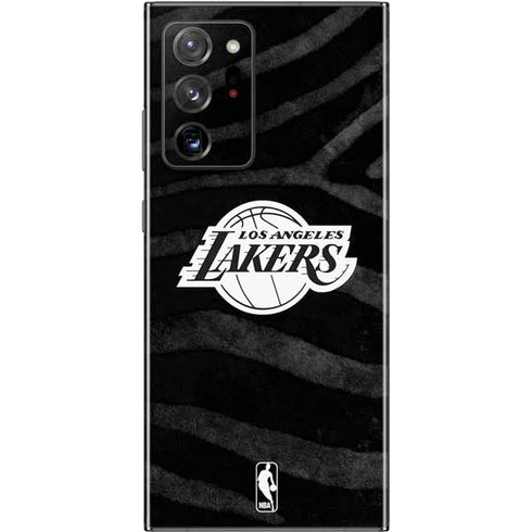 NBA Los Angeles Lakers Black Animal Print Galaxy Note20 Ultra 5G Skin
