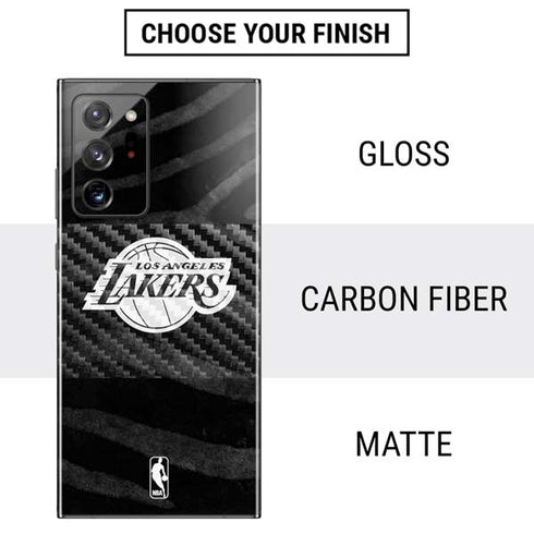 NBA Los Angeles Lakers Black Animal Print Galaxy Note20 Ultra 5G Skin