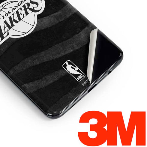 NBA Los Angeles Lakers Black Animal Print Galaxy S10 Plus Skin