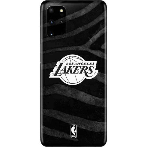 NBA Los Angeles Lakers Black Animal Print Galaxy S20 Plus Skin