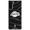 NBA Los Angeles Lakers Black Animal Print Galaxy S21 FE Clear Case