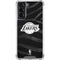 NBA Los Angeles Lakers Black Animal Print Galaxy S22 Clear Case