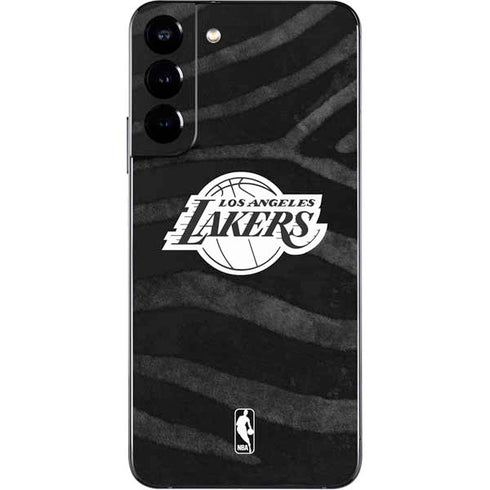 NBA Los Angeles Lakers Black Animal Print Galaxy S22 Plus Skin