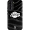 NBA Los Angeles Lakers Black Animal Print Galaxy S22 Pro Case