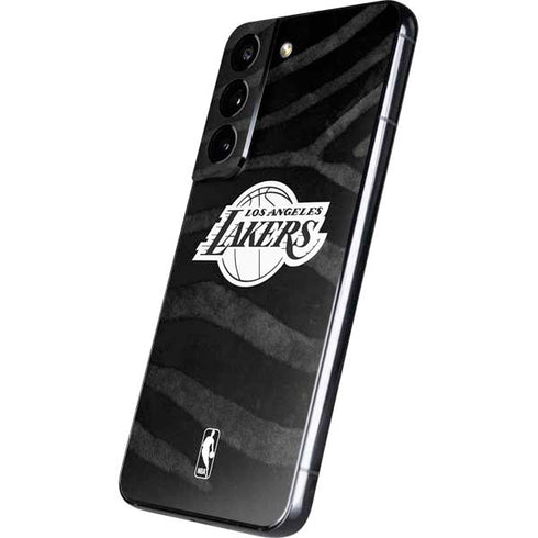 NBA Los Angeles Lakers Black Animal Print Galaxy S22 Skin
