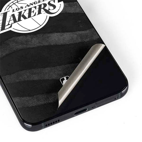 NBA Los Angeles Lakers Black Animal Print Galaxy S22 Skin