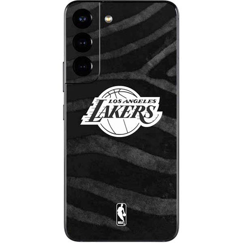 NBA Los Angeles Lakers Black Animal Print Galaxy S22 Skin