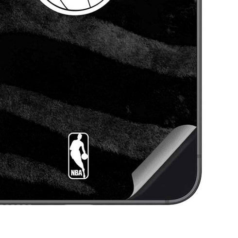 NBA Los Angeles Lakers Black Animal Print Galaxy S23 FE Skin