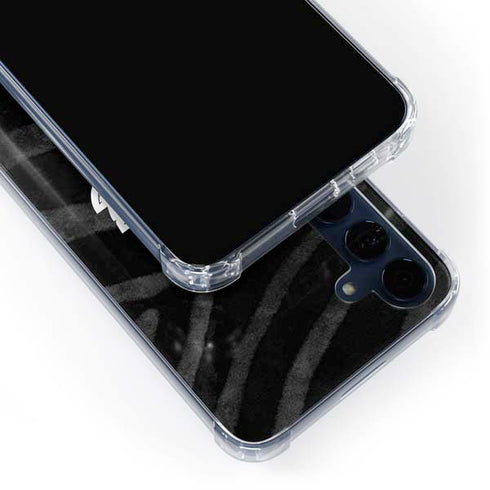 NBA Los Angeles Lakers Black Animal Print Galaxy S24 Clear Case