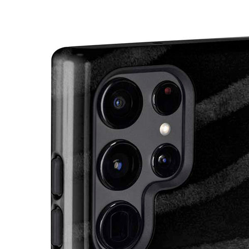 NBA Los Angeles Lakers Black Animal Print Galaxy S24 Ultra Impact Case